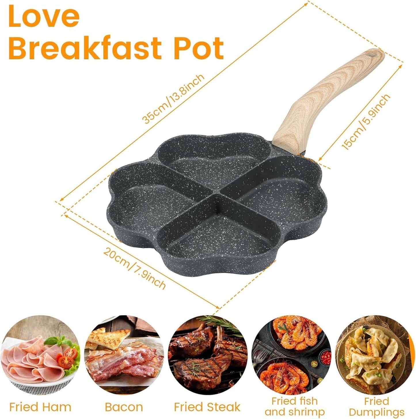4 Holes Fry Pan
