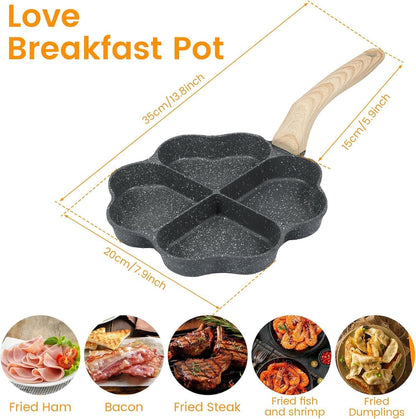 4 Holes Fry Pan